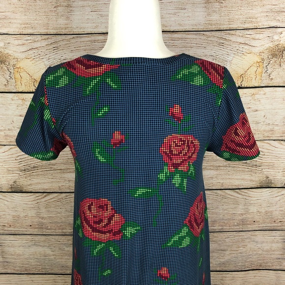 LuLaRoe Carly Dress Rare w/ No Pocket Floral Print - Picture 5 of 8